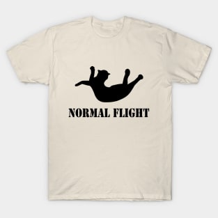 Cat normal flight (dark) T-Shirt